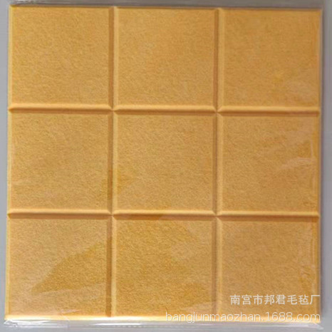 9mm grueso fieltro etiqueta de la pared nueve rejilla tablero de mensajes de Kindergarten trabaja tablero de exhibición de color DIY foto de la pared de fondo