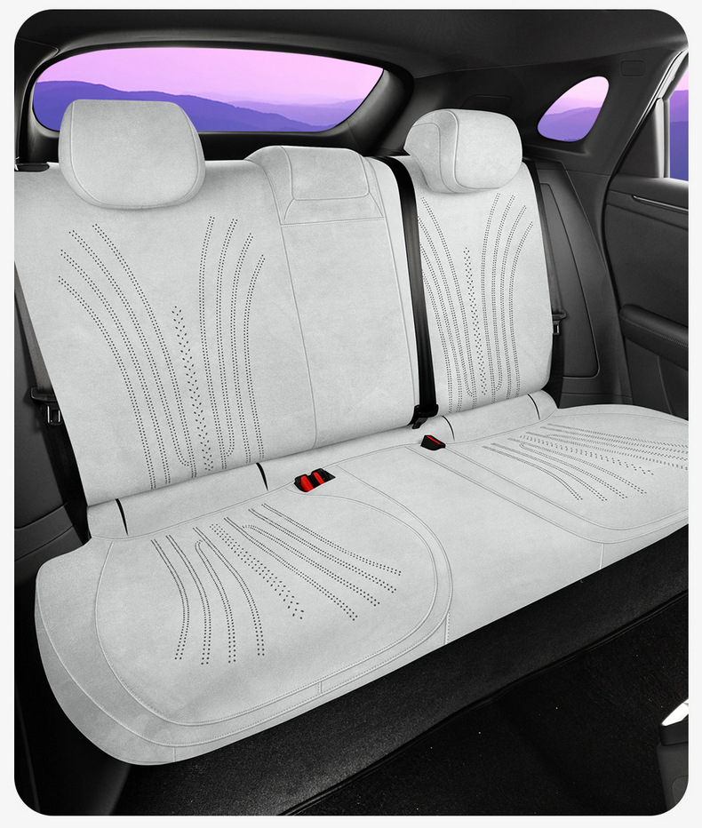 2026 Model Arcfox T5 Special Full-Cover Car Seat Covers, All-Season Universal Seat Cushions, Suede Leather Seat Covers