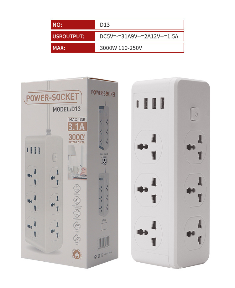Camarón transfronterizo de comercio electrónico red lote par enchufe de doble cara 6-bit 8-Bit 10-bit poroso enchufe multiusos
