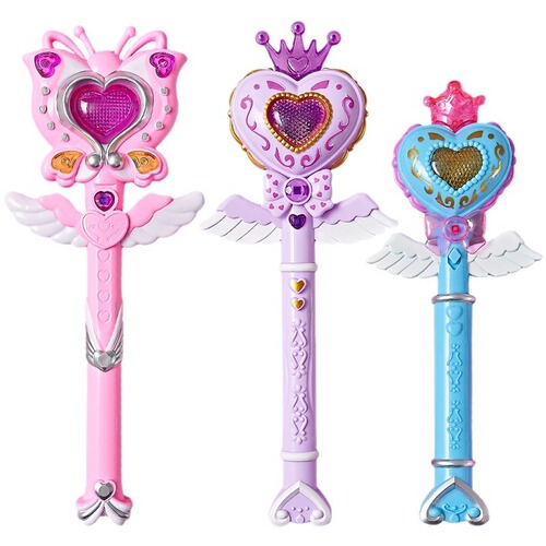Children's Fairy Magic Wand Toy Glowing Elsa Princess Little Magic Fairy Girls Flash Girls Girls New Year Gift
