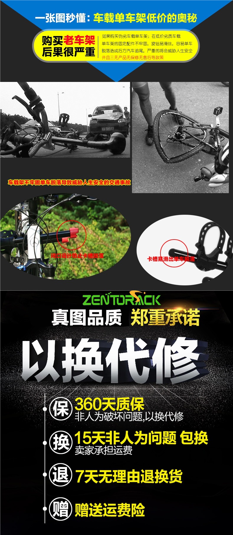 Real Picture Car Bicycle Rack Vehicle-Mounted Rear Rack Suv Rear Tail Rack Rear-Mounted Rear Support Trailer Suspension