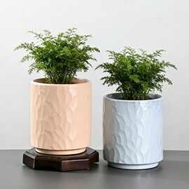 陶瓷花盆现代简约阳台室内地面种植发财树绿植盆栽装饰摆件多肉盆
