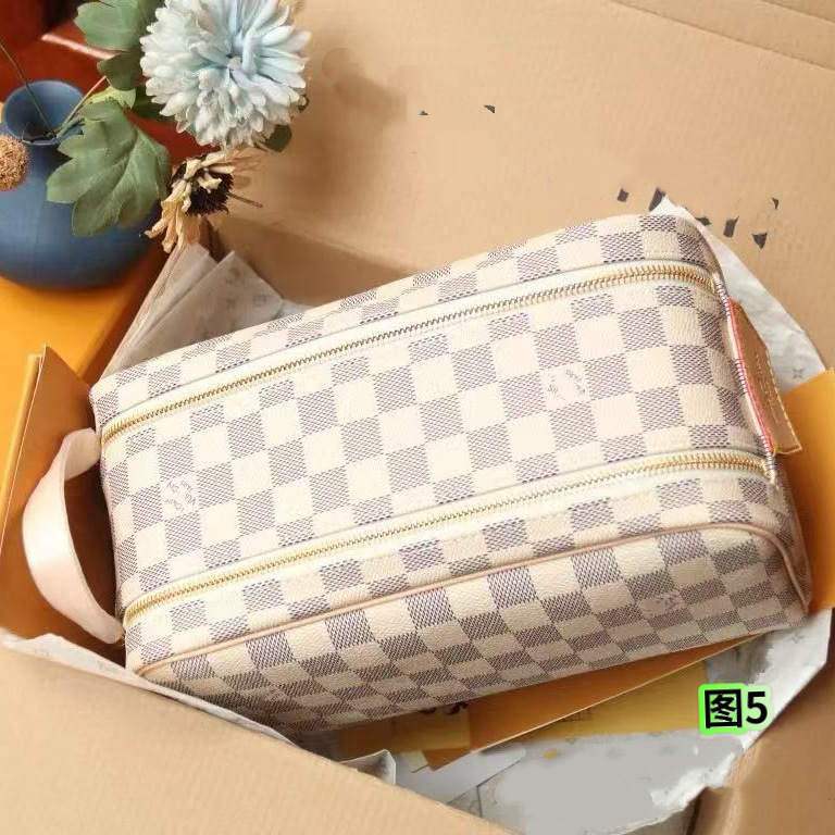 Louis Vuitton Dopp Kit Damier Azur Canvas