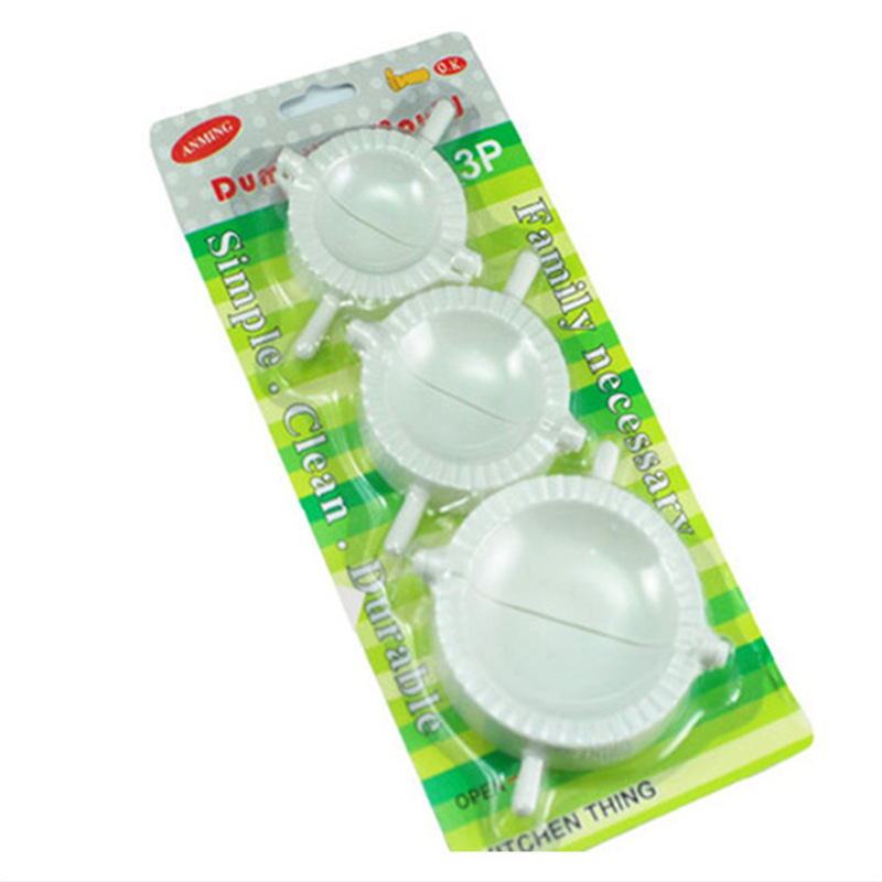 Ayudante de cocina dumpling haciendo molde Tapa dura grande, mediano y pequeño de tres piezas dumpling que hace la máquina/dumpling molde