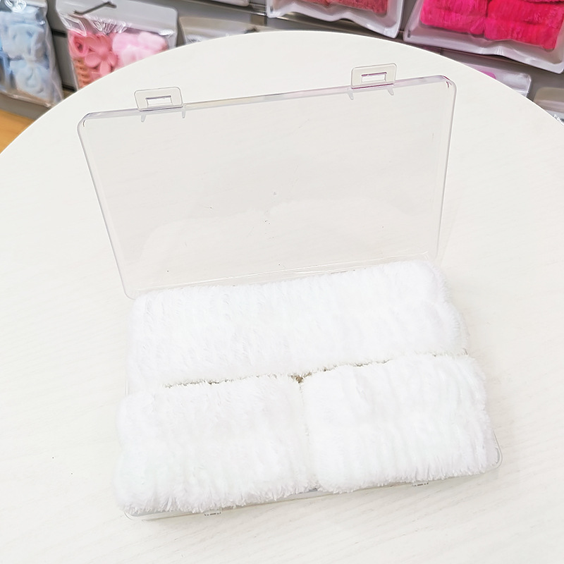 洗脸发带三件套洗漱防水防湿袖敷面膜束发带简约头带女用发捆发箍|undefined