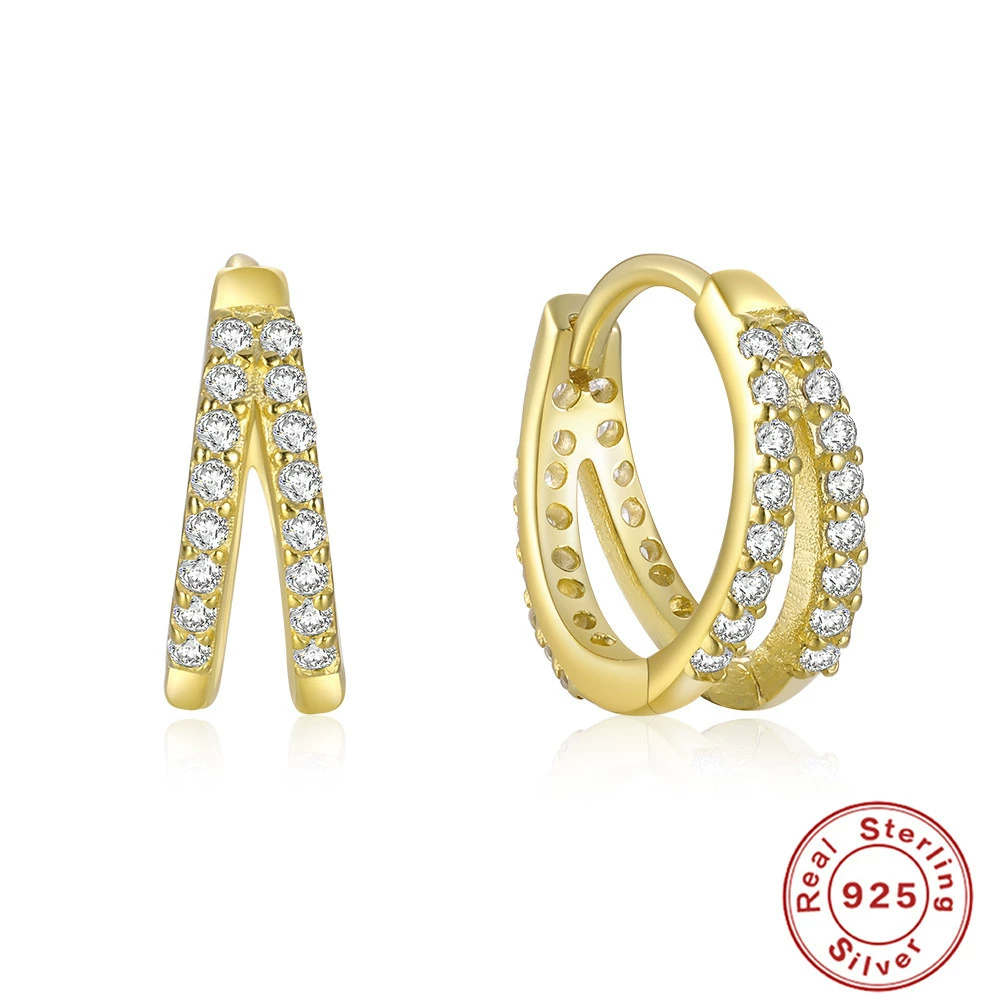 Fashionable trend creative brand earrings, silver 925 sample, European style