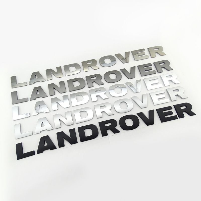 Applicable Land Rover LAND ROVER Word Mark Found 3/4 Cover English Letter Mark Front Mark Rear Rear Car Mark