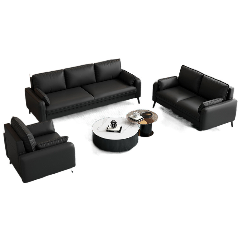 Sofá de oficina sala de recepción de negocios Área de reuniones Negociación simple Sofá de lujo moderno pequeño apartamento de alquiler