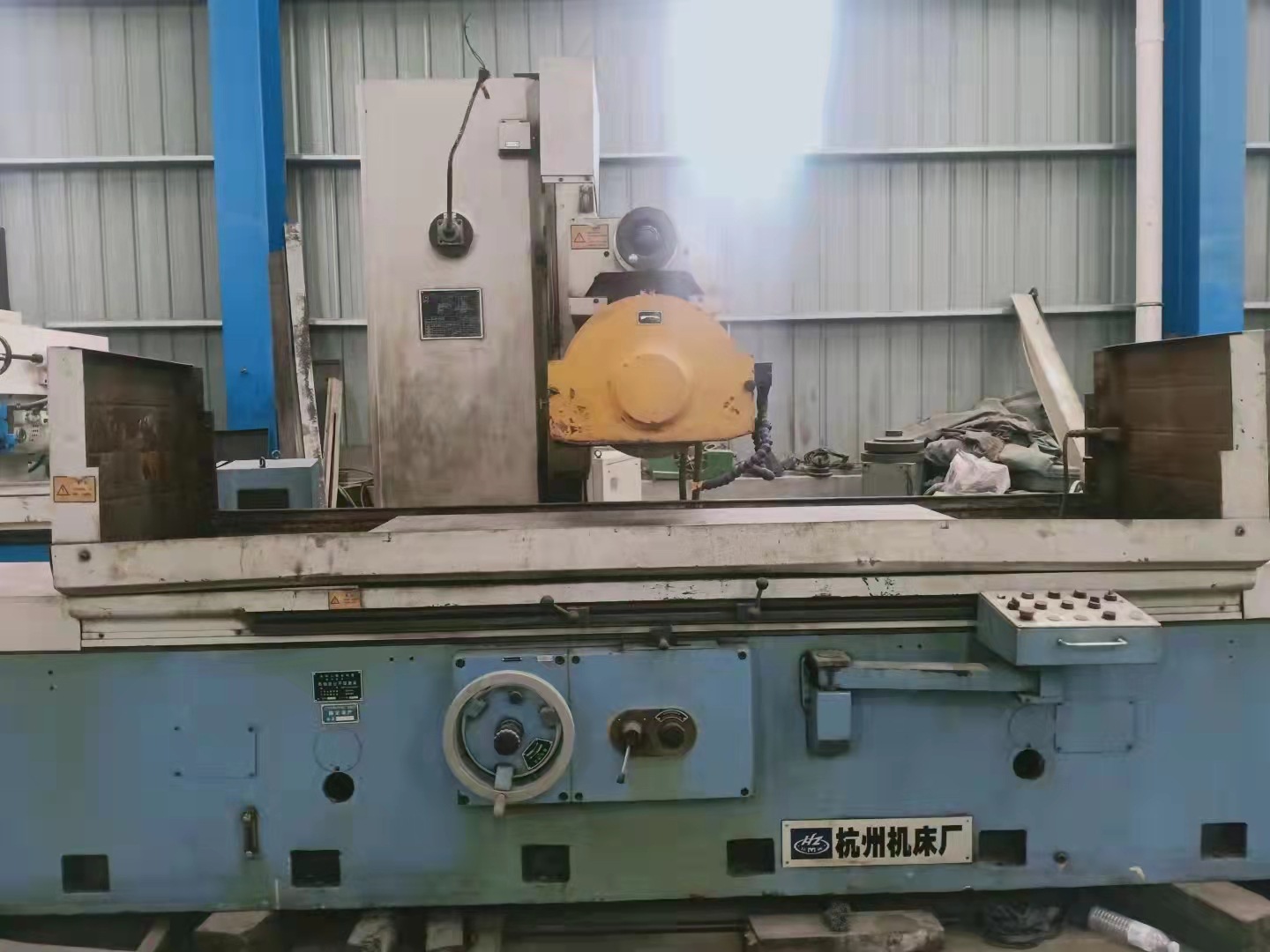 转让杭州M7150x16-HZ卧轴矩台平面磨床二手平面磨二手杭州磨床