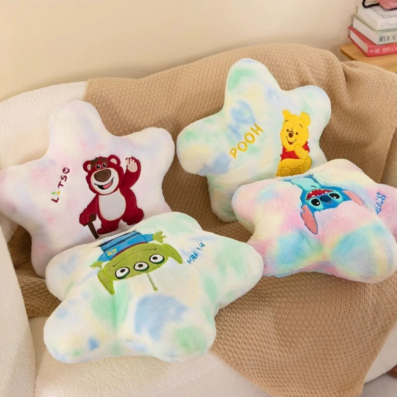 Подушка для офисного сна, подушка для стежка, пятиконечная звезда, мультяшная плюшевая кукла, подушка для сиденья, подушка для сиденья