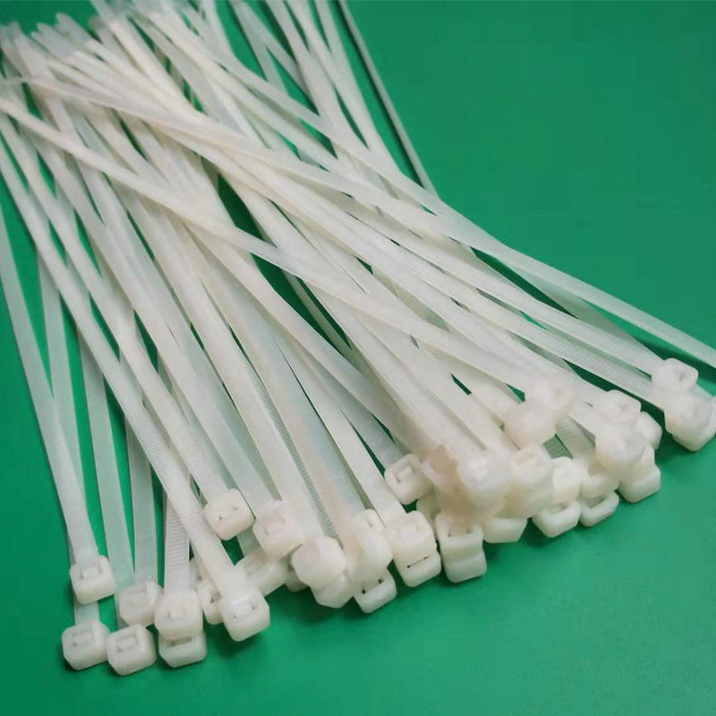 批发白色黑色彩色尼龙扎带环保自锁式尼龙扎带机器使用环保扎带供