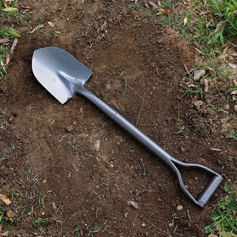 加厚锰钢铁锹铁锨出口挑出有磕碰全钢一体户外铲子车载植树钓鱼