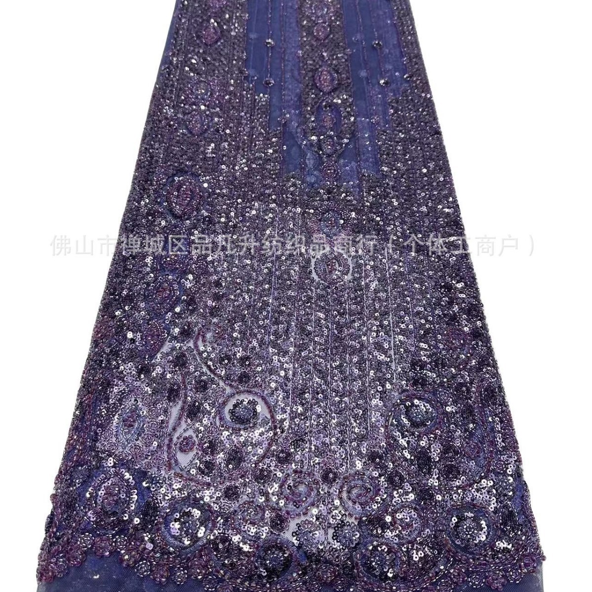 industria pesada de alta densidad cuentas tubo de cuentas tela bordada alta fijación vestido de boda tela de moda cuentas de encaje en stock image 3