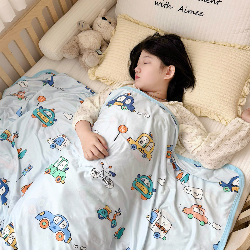 Car / 80cmx110cm knitted throw blanket