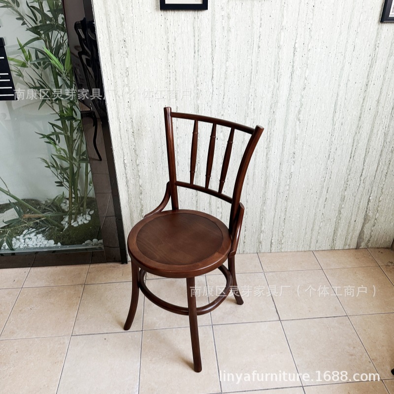 Mesas y sillas cuadradas de madera maciza retro americana combinación cafetería tienda de té con leche tienda de postres restaurante occidental barra de limpieza mesa comercial