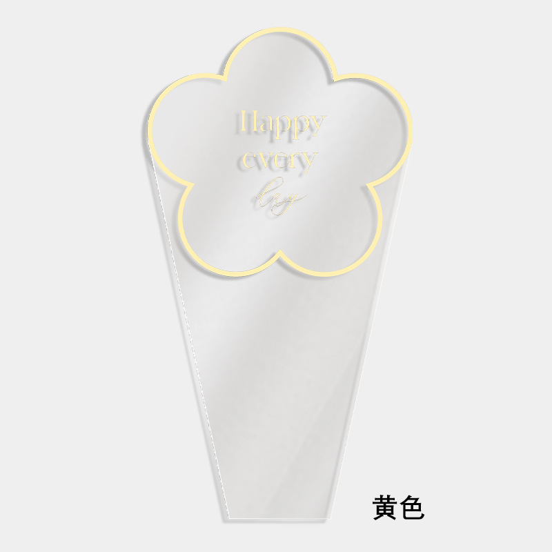 Diosa bolsa individual Camelia bolsa individual ramo bolsa de embalaje material de la flor bolsa de rama única puesto material floral