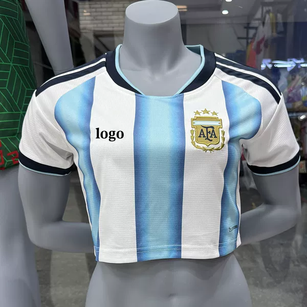 2026 World Cup Football Cheerleader Uniform Short Top T-Shirt Sexy Women's Jersey Cheerleading Short-Sleeve Performance Outfit