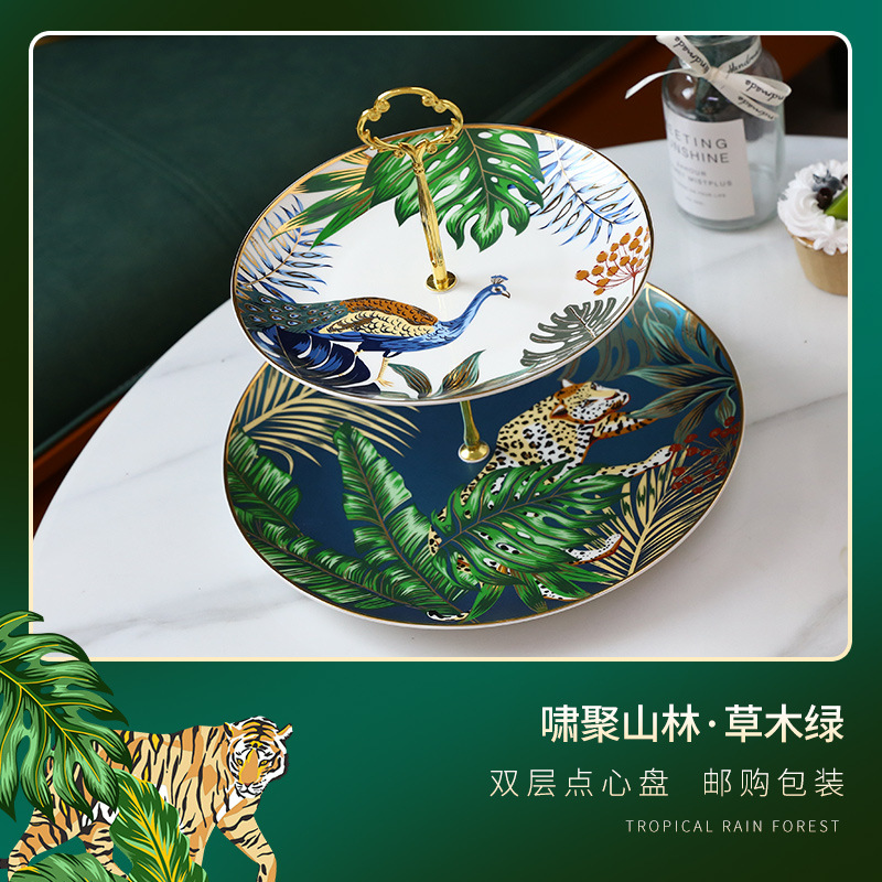 샤오주 마운틴 포레스트 더블 레이어 스트링 플레이트