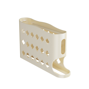 Rolling egg storage box kitchen multi-layer diagonal automatic egg roller refrigerator side door egg holder special fresh-keeping box