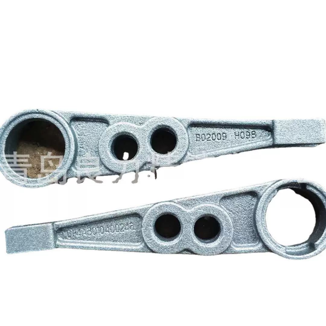 【定制铸钢件】精密铸造 雷沃玉米剥皮机配件 双孔摇臂  农机机械