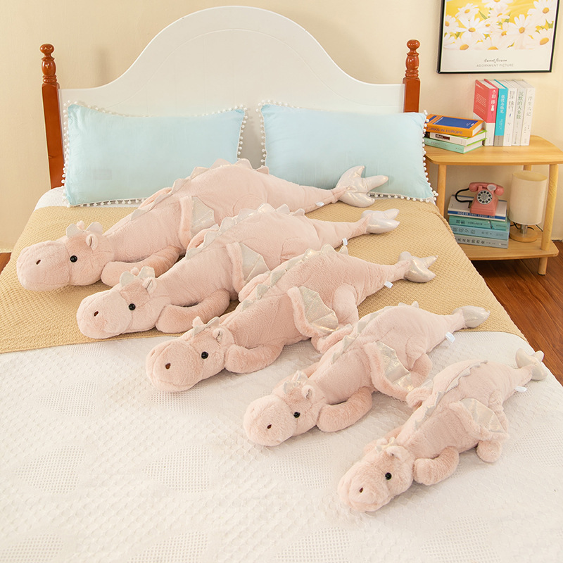 Lying Posture Small Flying Dragon Plush Toy Large Size Cute Soothing Doll Sleeping Pillow Cross-Border Doll Gift
