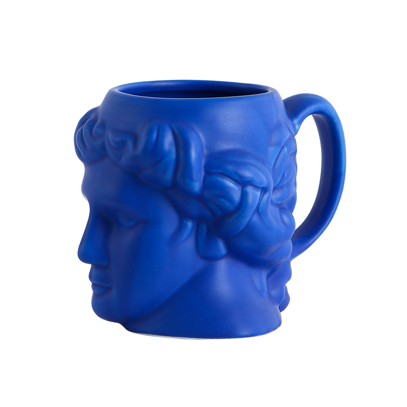 Diosa española Taza Apolo David Taza de cerámica Nórdica escultura Romana Taza taza de café taza de forma
