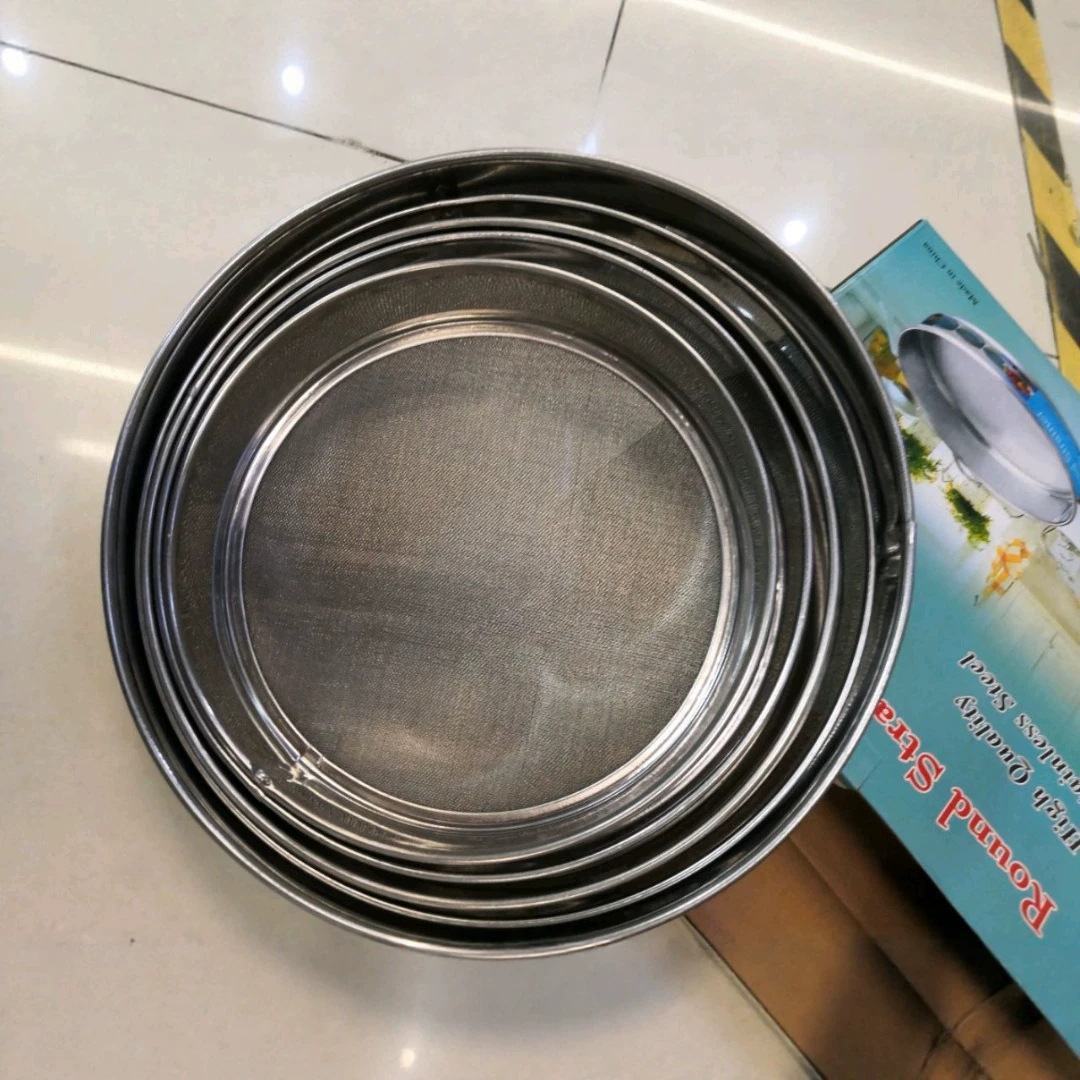 Cinco juegos de fideos Luo tamizado circular doméstico tamizado experimental tamizado tamizado de harina tamizado horneado herramientas de cocina tamizado image 1