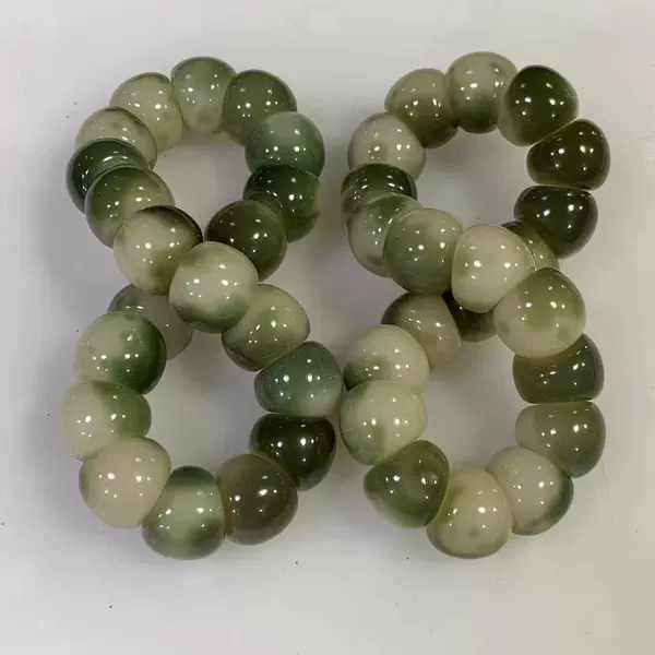 [14mm绿飘花-20颗]