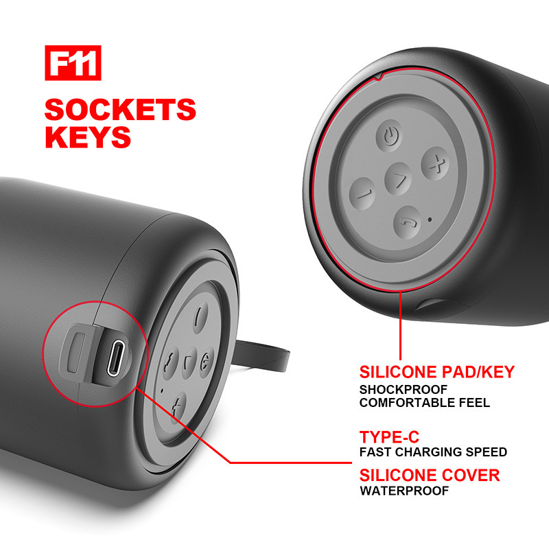 新型プレゼント無線bluetoothオーディオ携帯ミニウーファースピーカー屋外でTWSプレゼント卸売り|undefined
