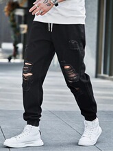 K 95852 Washed Distressed Jeans ���f�ƶ�ţ��ѝ
