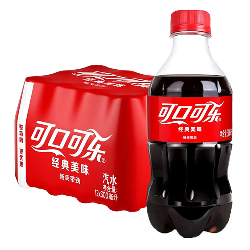 Coca-cola with sugar 300ml*6 bottles