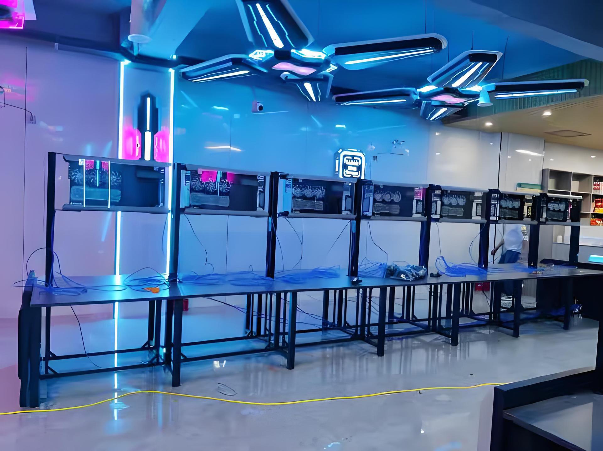 Módulo de modelado de iluminación de café en línea Iluminación de atmósfera Juegos de la ciudad Sala de juegos Lámpara de forma especial KTV Lámpara decorativa de atmósfera personalizada