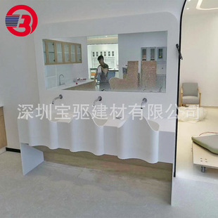 Hospital Wash Basin, Artificial Stone Acrylic Wash Basin, Anti-Seepage, Anti-Leakage, High-Quality Brush Basin