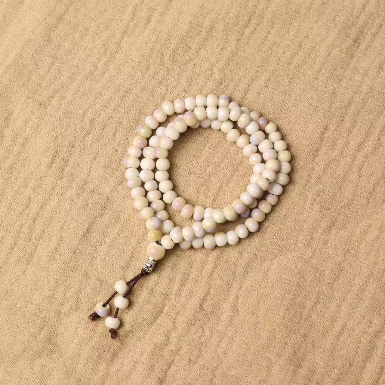 Посуды из Jingdezhen любовь к керамике национальная традиция Ceramic three-ring necklace stack с браслетом 108 бусин однотонная серия