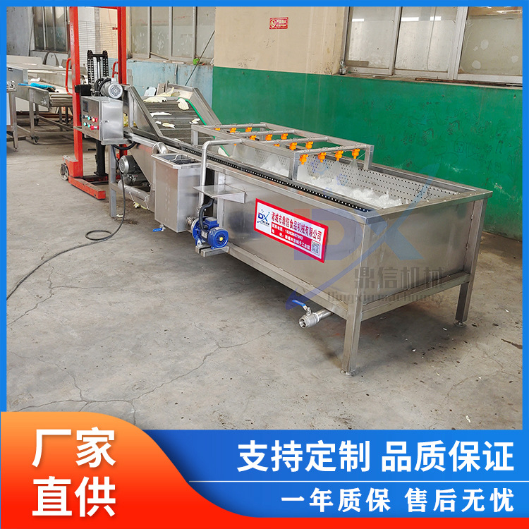 不锈钢茶叶清洗机  酸菜气泡清洗机器  蔬菜深加工设备 鼎信机械