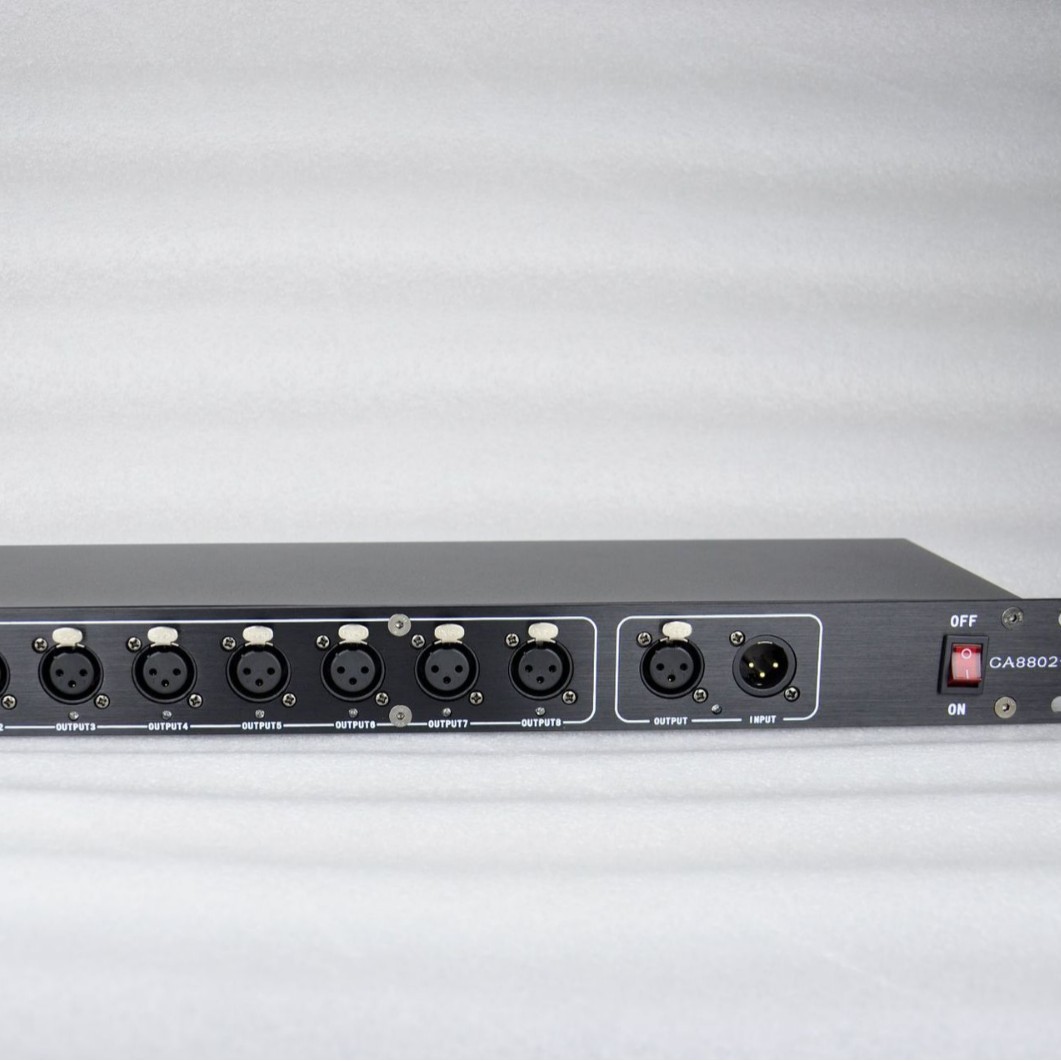 舞台灯光8路DMX512信号放大器信号控制器（带锁）