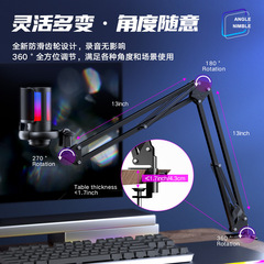 クロスボーダー USB コンデンサーマイク RGB デスクトップゲームマイクアンカー録音カラオケライブブロードキャスト機器セット