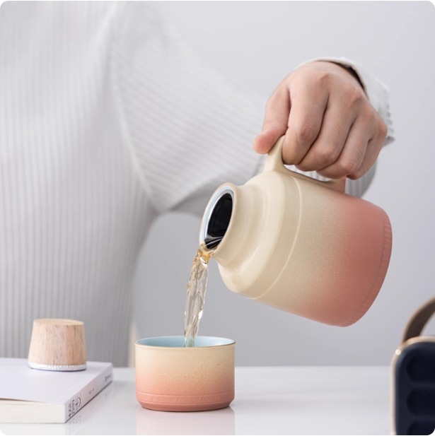 带茶漏小暖壶杯子马克杯带盖中式陶瓷水杯瓶泡茶办公杯子便携|undefined