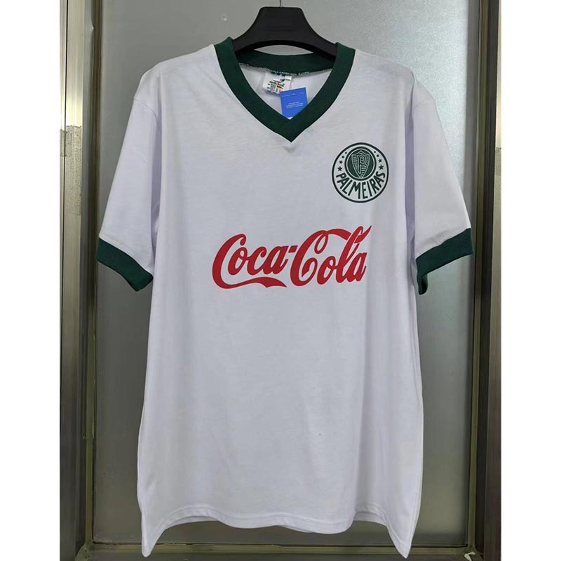 Camiseta de Fútbol del Palmeiras de Poliéster Personalizable y Manga Corta para Deportes