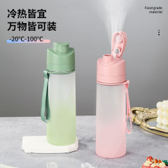 高颜値ネットレッドtritanスプレーカップ携帯学生カップ夏食品級プラスチック運動水筒