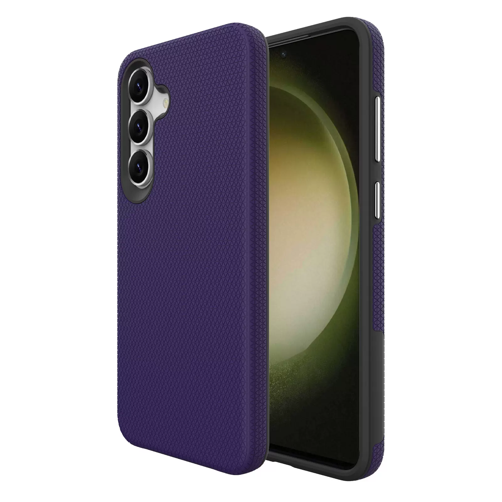 适用于三星S25FE双层二合一防摔手机壳磁吸TPU+PC手机保护套