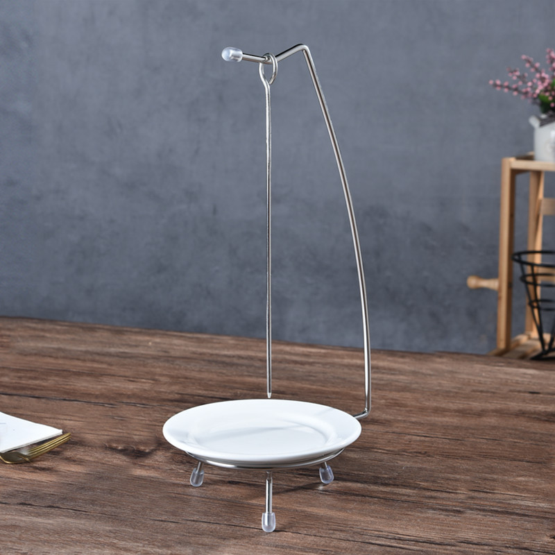 Artículos de fábrica Restaurante creativo de estilo occidental Vajilla Pinchos de barbacoa españoles Pinchos de barbacoa de seis palos con 304 palos de barbacoa de acero inoxidable