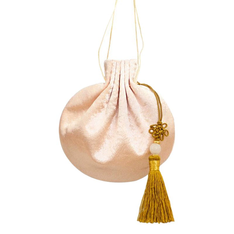 [Цянь Ли] Саше пустая сумка ручной работы старинное атласное саше с кисточками Саше сумка ханьфу кошелек аксессуары оптом