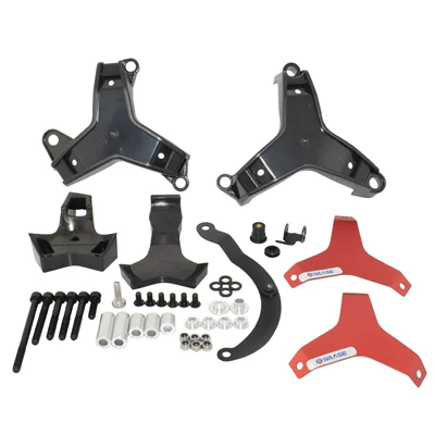 Cover Anti-Fall Block Engine – Motorcycle frame - red