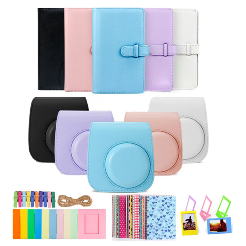 Polaroid mini 11 accessories set camera bag 108 pages photo album sticker photo frame accessories 5 in one