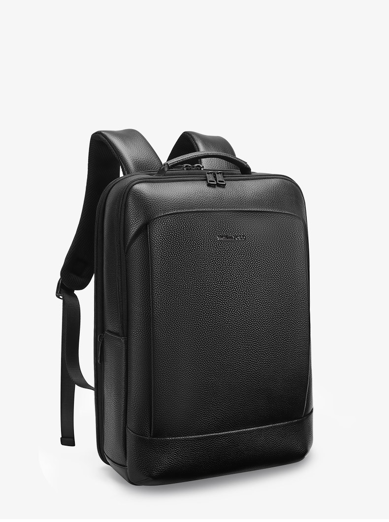 Ba lô da thật nam công sở Emperor Paul chứa laptop 16 inch sức chứa lớn — Màu đen chi tiết 14