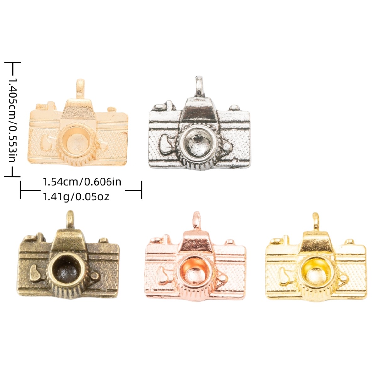 DIY饰品配件复古合金 多色可选 相机挂件 zakka批发厂家直销3213