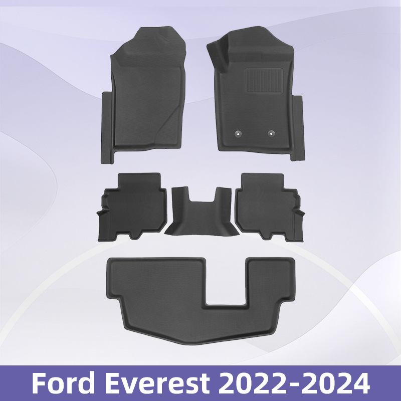 Para Ford Everest 2022 - 2024 siete asientos 3D todo el tiempo material XPE almohadilla