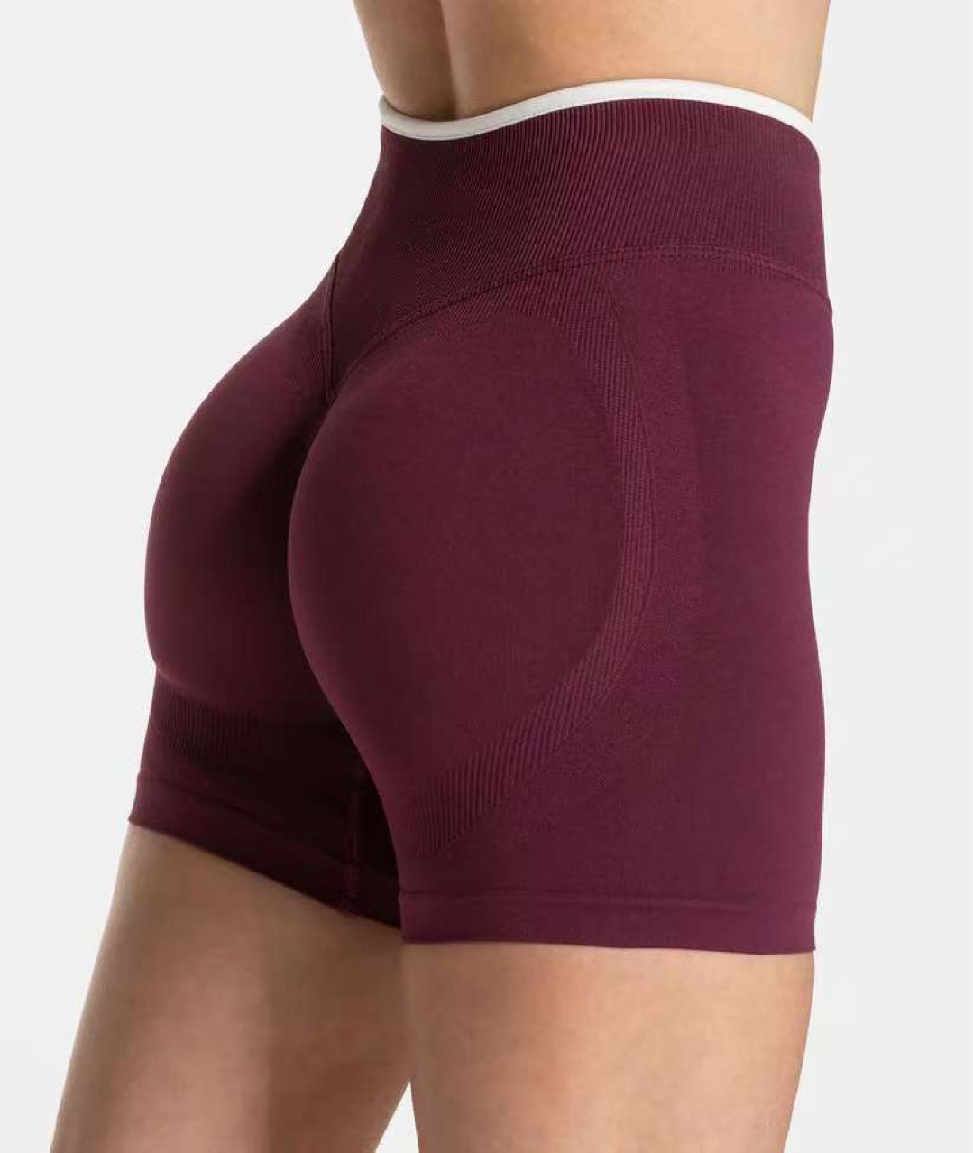 Seamless Yoga Shorts Outdoor Wearable Butt Lifting Body Shaping Fitness Sports Shorts_desvips.com