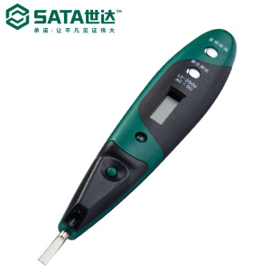 Sata/Shida Hardware Tools Two-Color with Lighting Digital Display Test Pen 62602